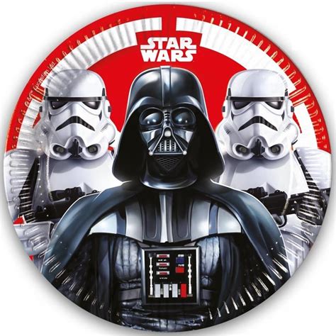 darth vader party plates